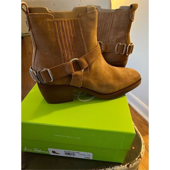 Sam Edelman Camel Suede Boot - Picture 9 of 12